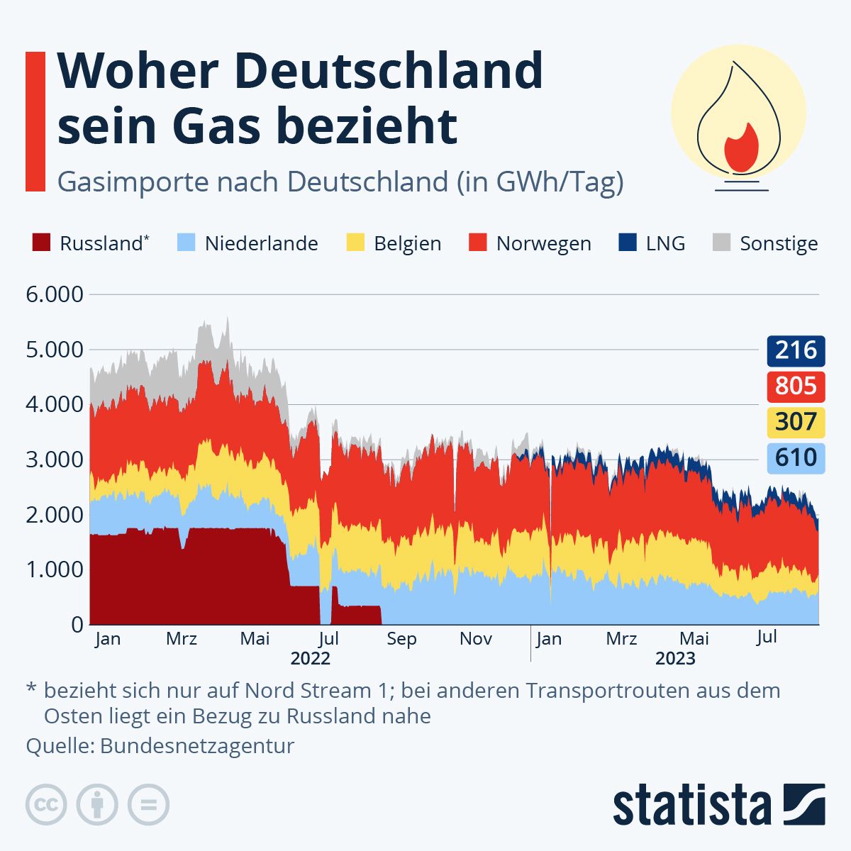 Statista: Deutschland setzt auf im Importe von LNG