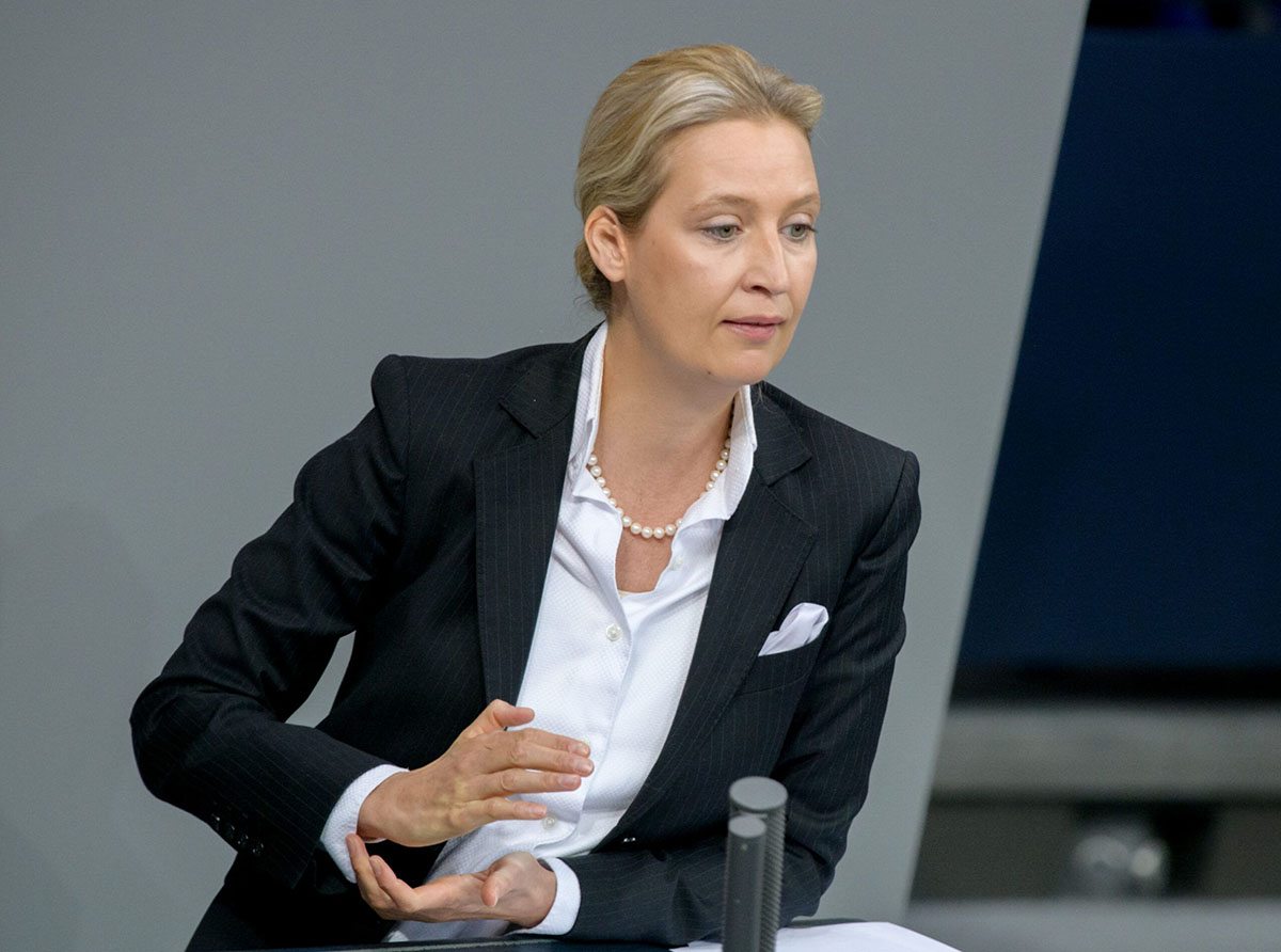 „Hinweise auf Anschlag“: AfD-Chefin Weidel sagt Teilnahme an Kundgebung ab