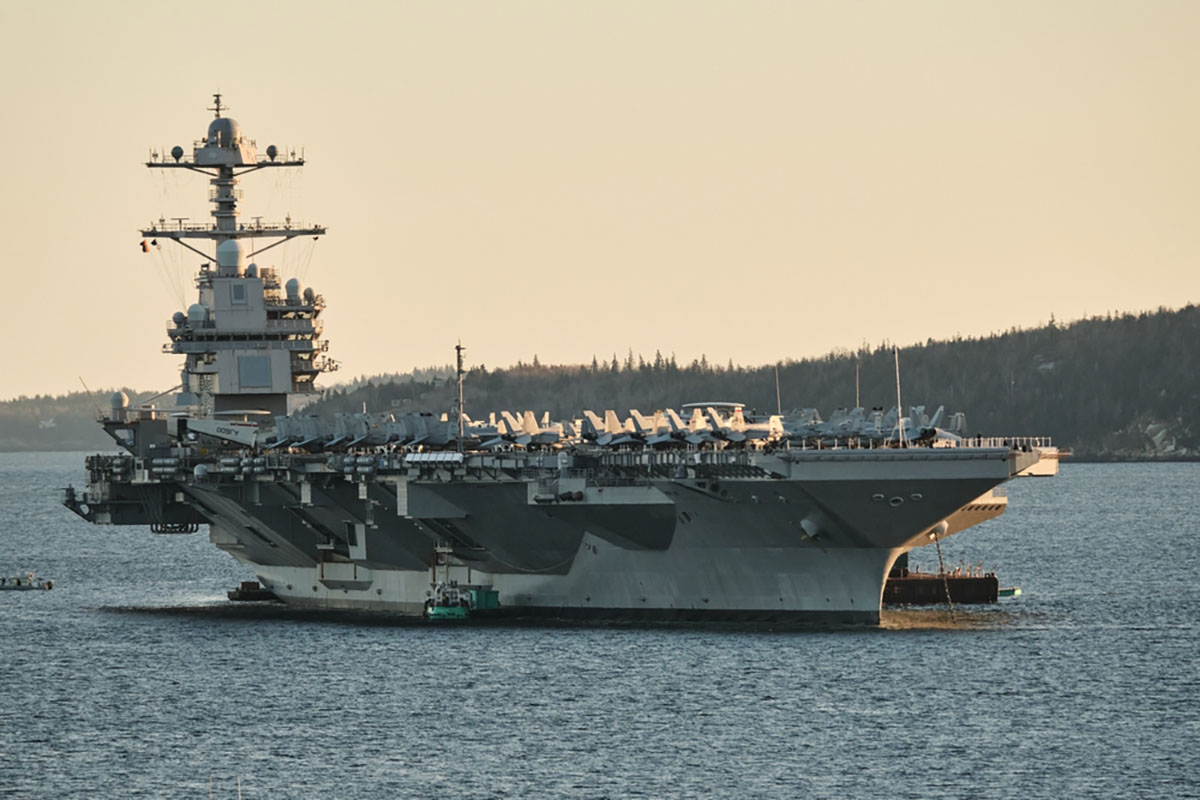 USA ziehen Flugzeugträger „Gerald R. Ford“ aus östlichem Mittelmeer ab