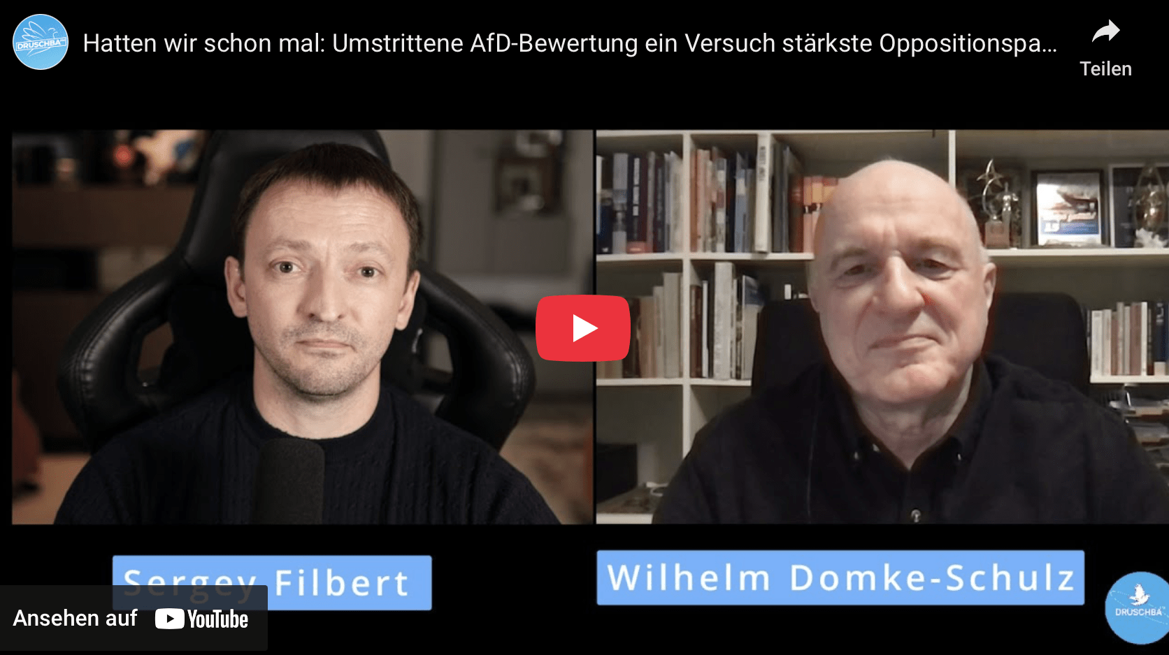 Hatten wir schon mal: Umstrittene AfD-Bewertung ein Versuch stärkste Oppositionspartei zu verbieten?